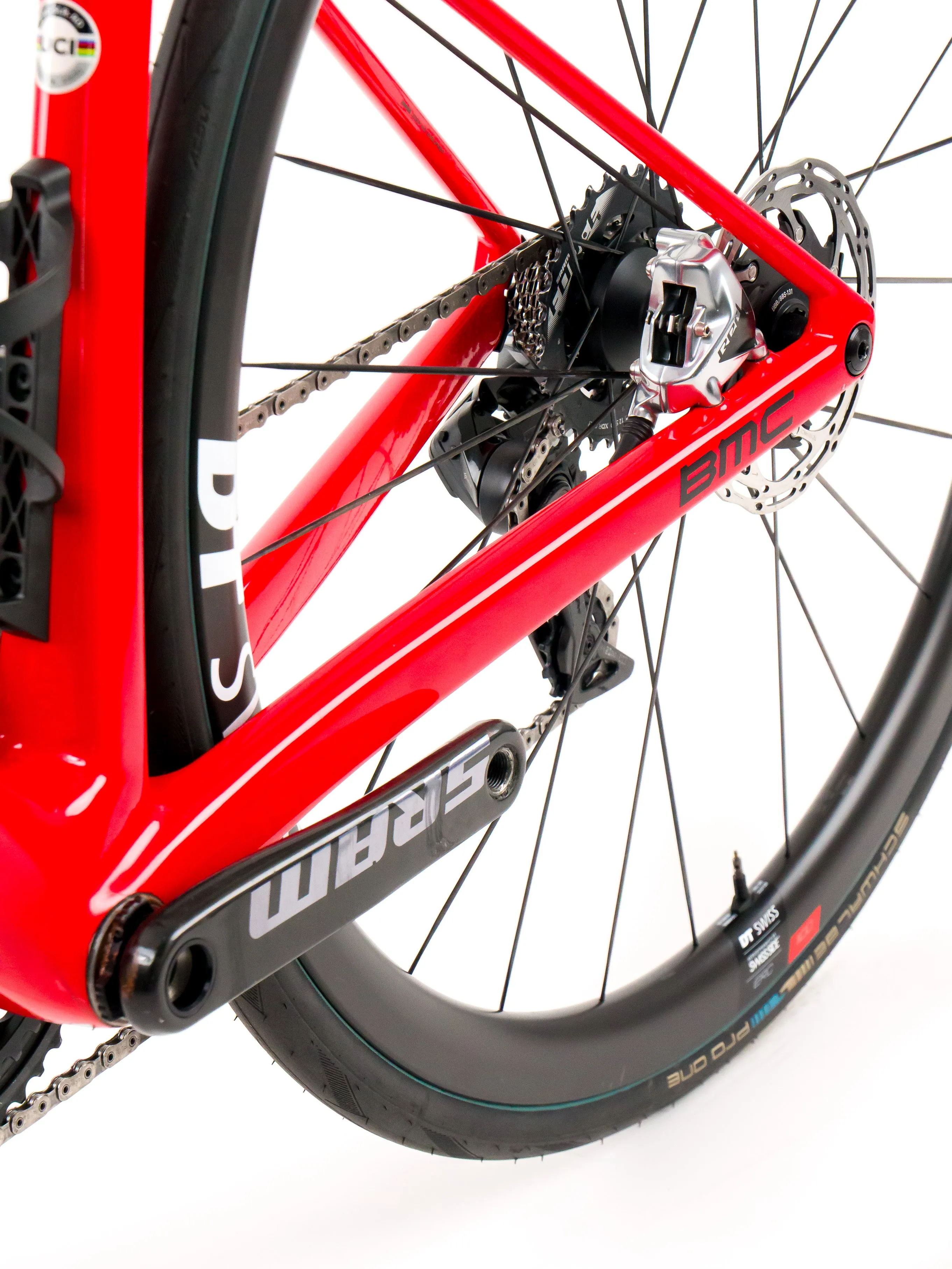 BMC Teammachine SLR01  2023 Team Tudor Pro Cycling M. Rondel size 54 Sram Red eTap AXS 2x12sp