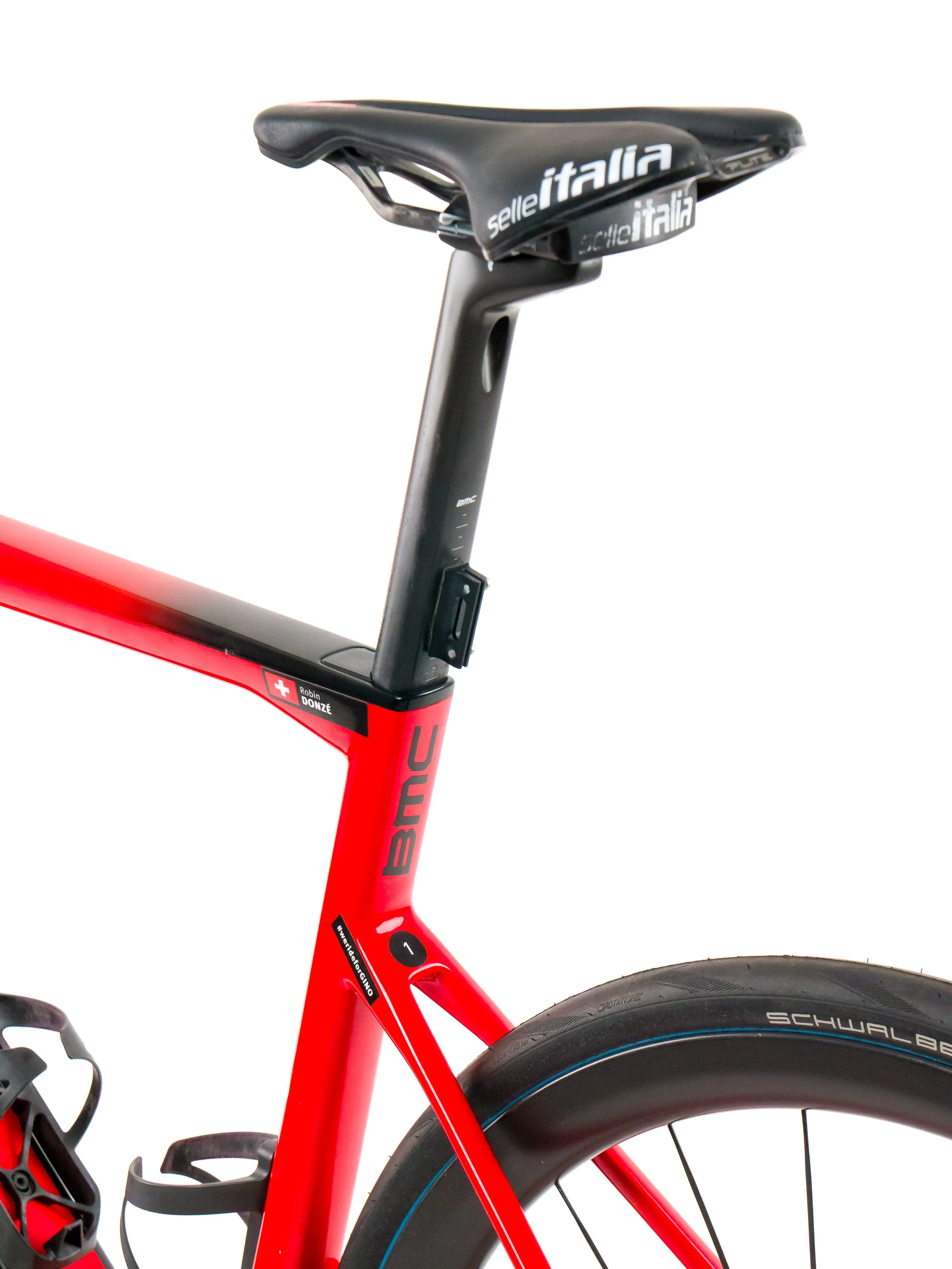 BMC Teammachine SLR01  2023 Team Tudor Pro Cycling R. Donz size 54 Sram Red eTap AXS 2x12sp