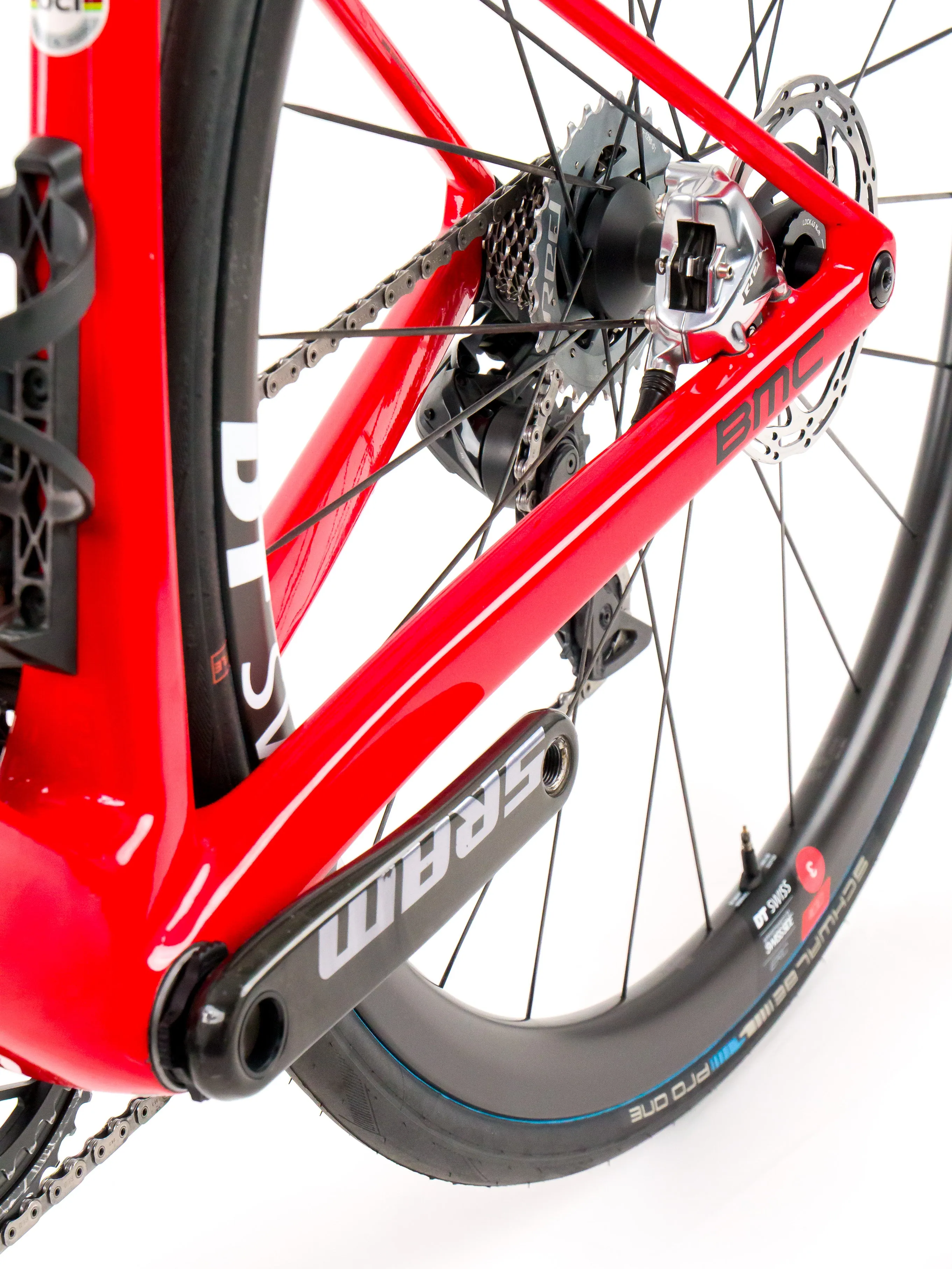 BMC Teammachine SLR01  2023 Team Tudor Pro Cycling R. Donz size 54 Sram Red eTap AXS 2x12sp