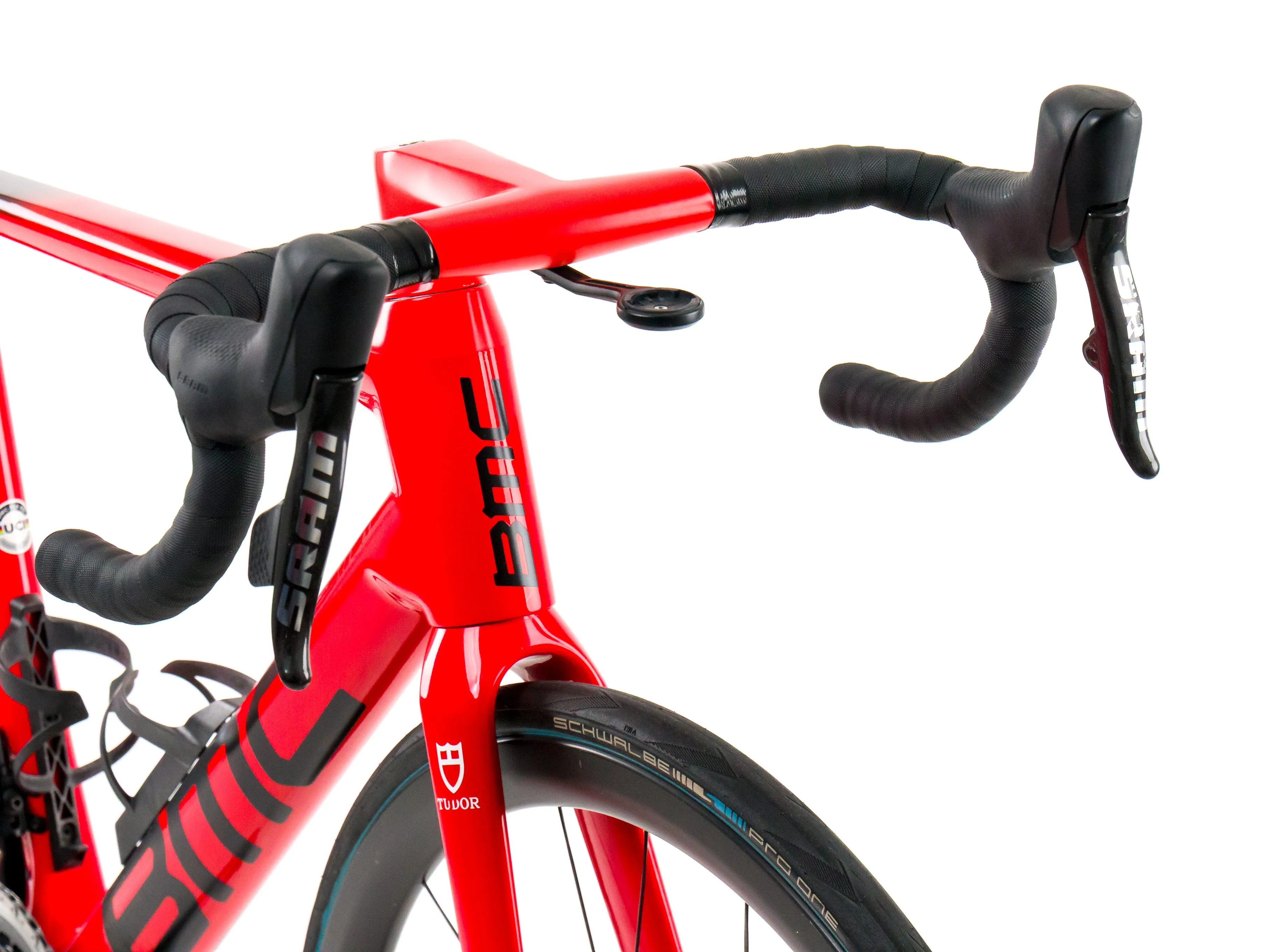 BMC Teammachine SLR01  2023 Team Tudor Pro Cycling R. Donz size 54 Sram Red eTap AXS 2x12sp