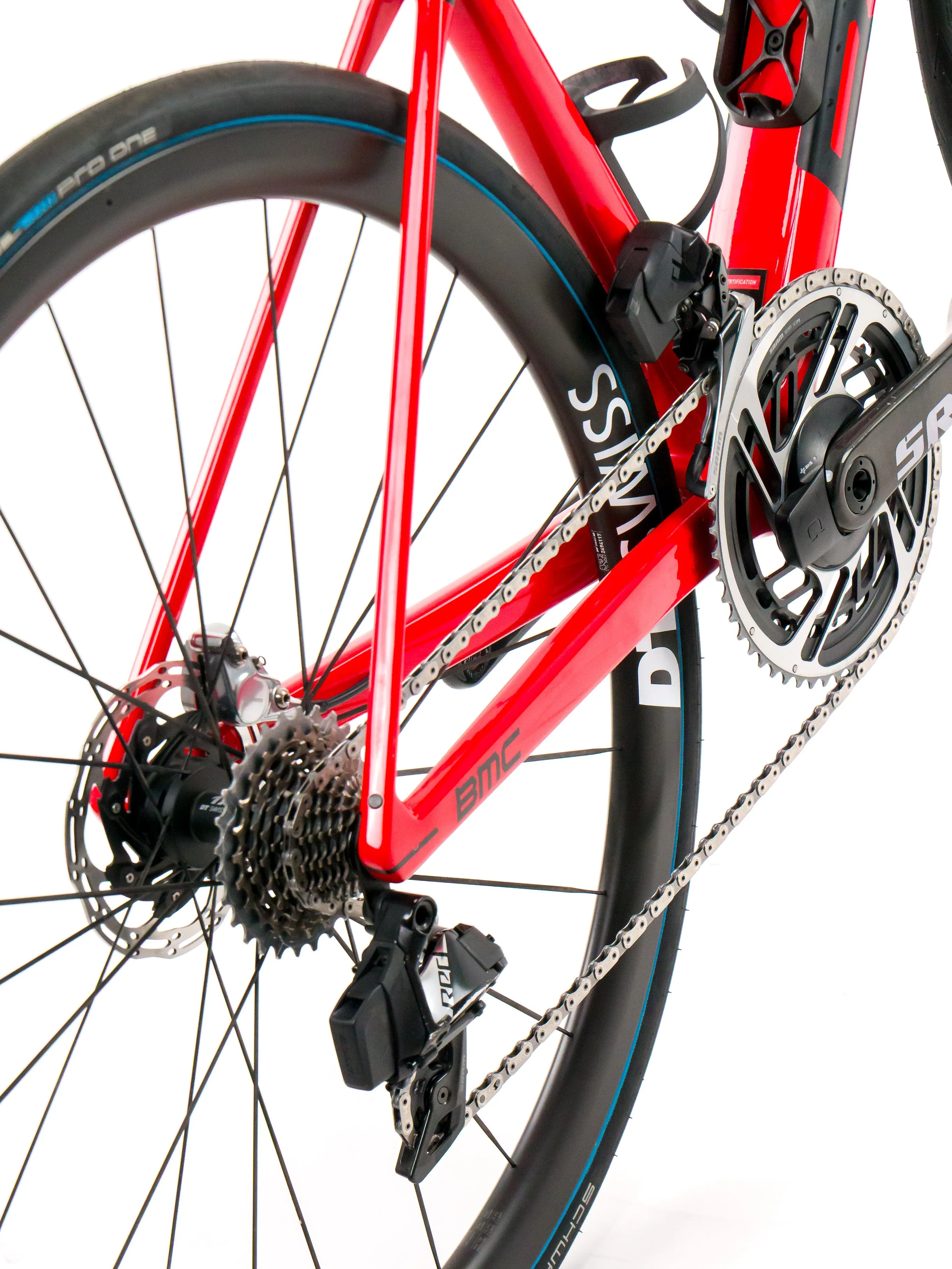 BMC Teammachine SLR01  2023 Team Tudor Pro Cycling R. Donz size 54 Sram Red eTap AXS 2x12sp