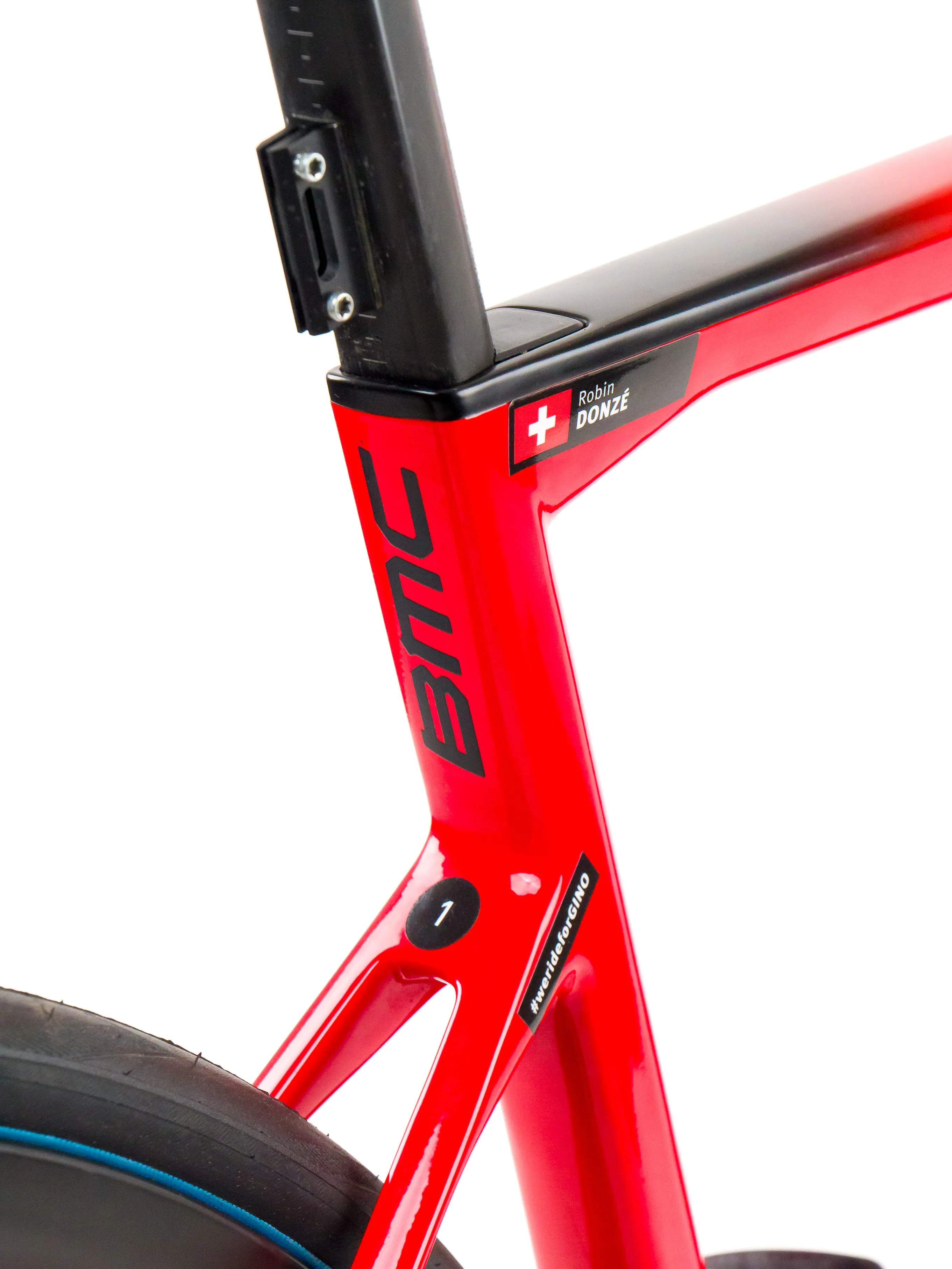 BMC Teammachine SLR01  2023 Team Tudor Pro Cycling R. Donz size 54 Sram Red eTap AXS 2x12sp
