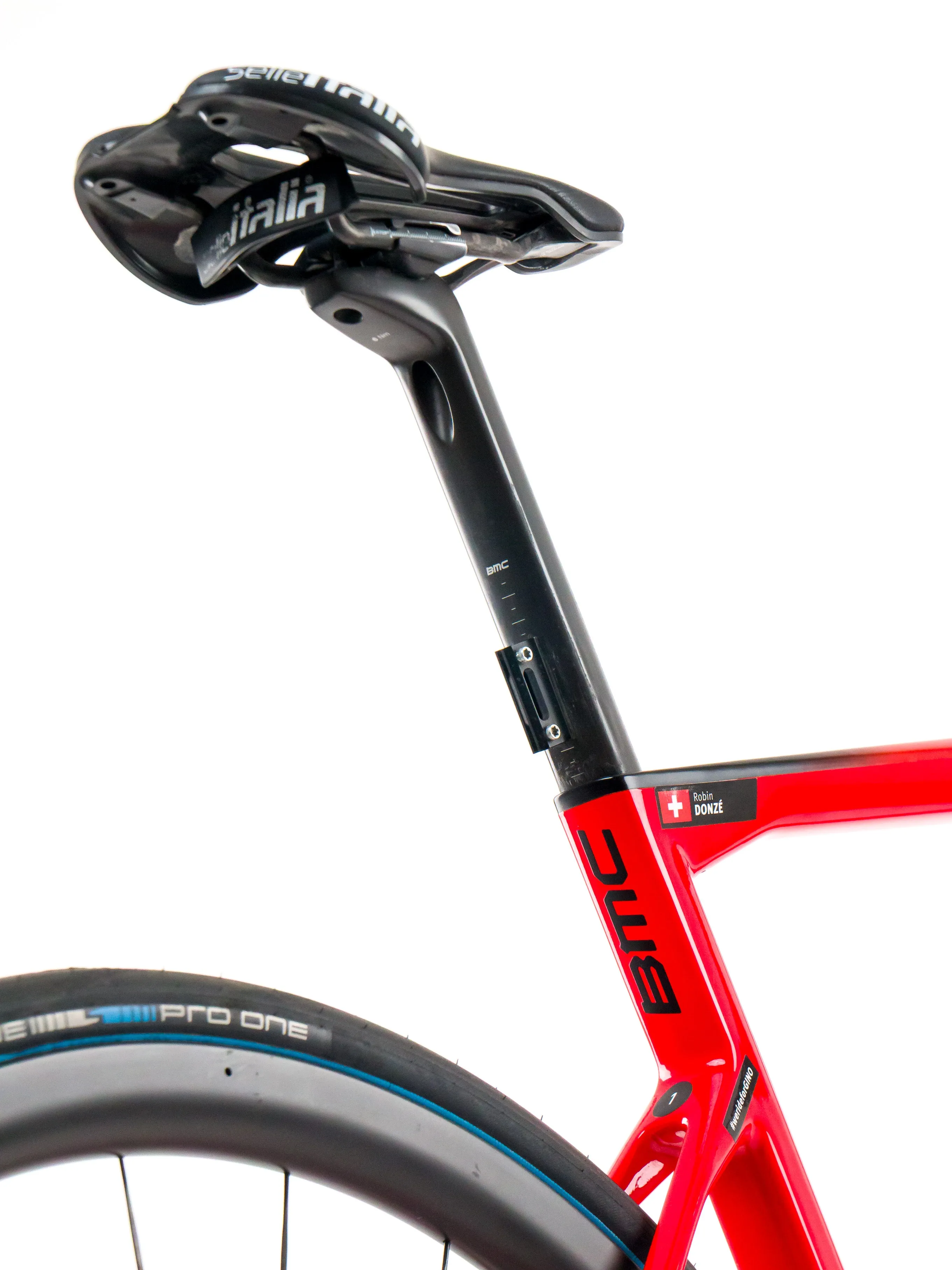 BMC Teammachine SLR01  2023 Team Tudor Pro Cycling R. Donz size 54 Sram Red eTap AXS 2x12sp