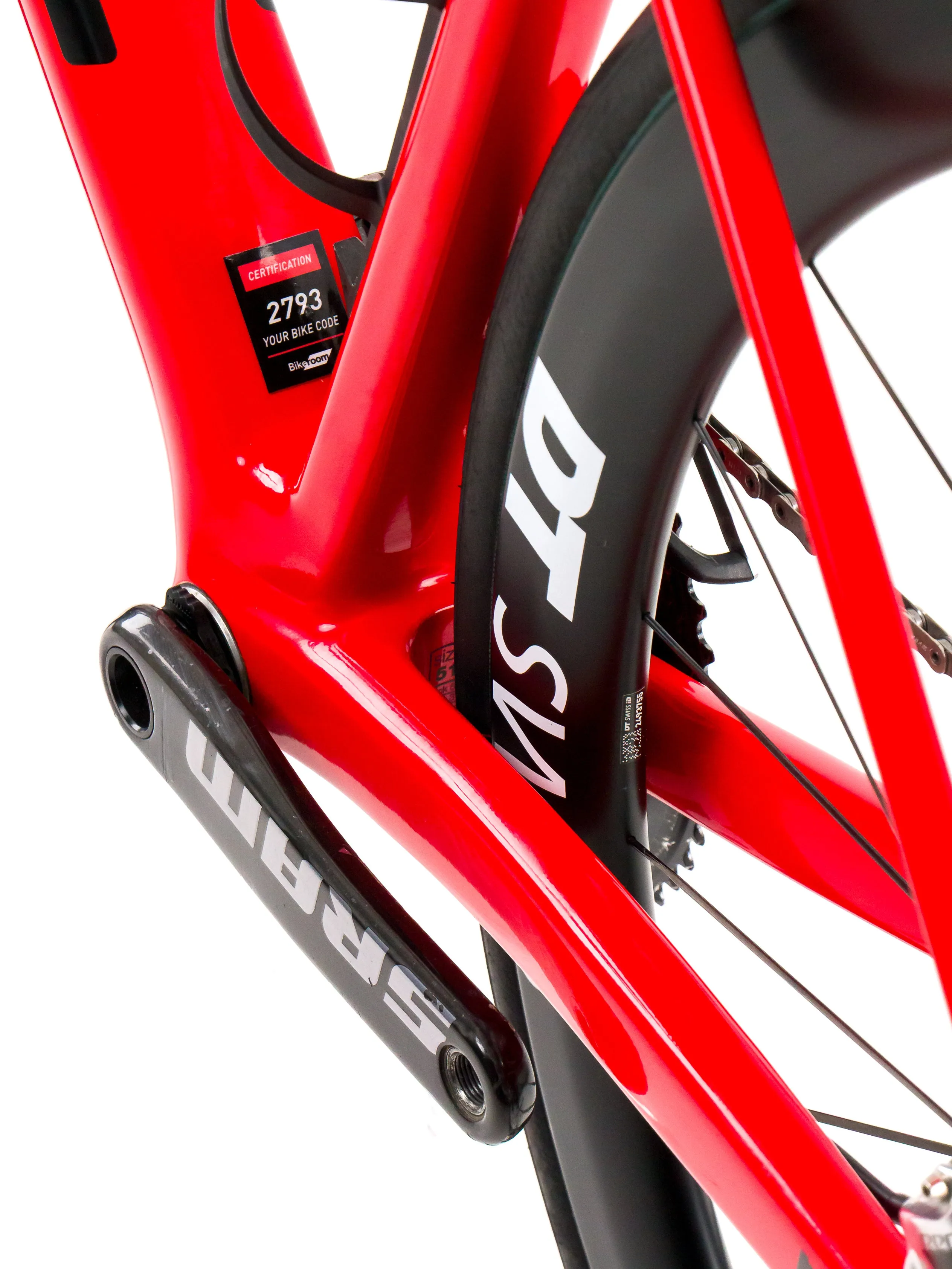 BMC Teammachine SLR01  2023 Team Tudor Pro Cycling R. Holzer size 51 Sram Red eTap AXS 2x12sp