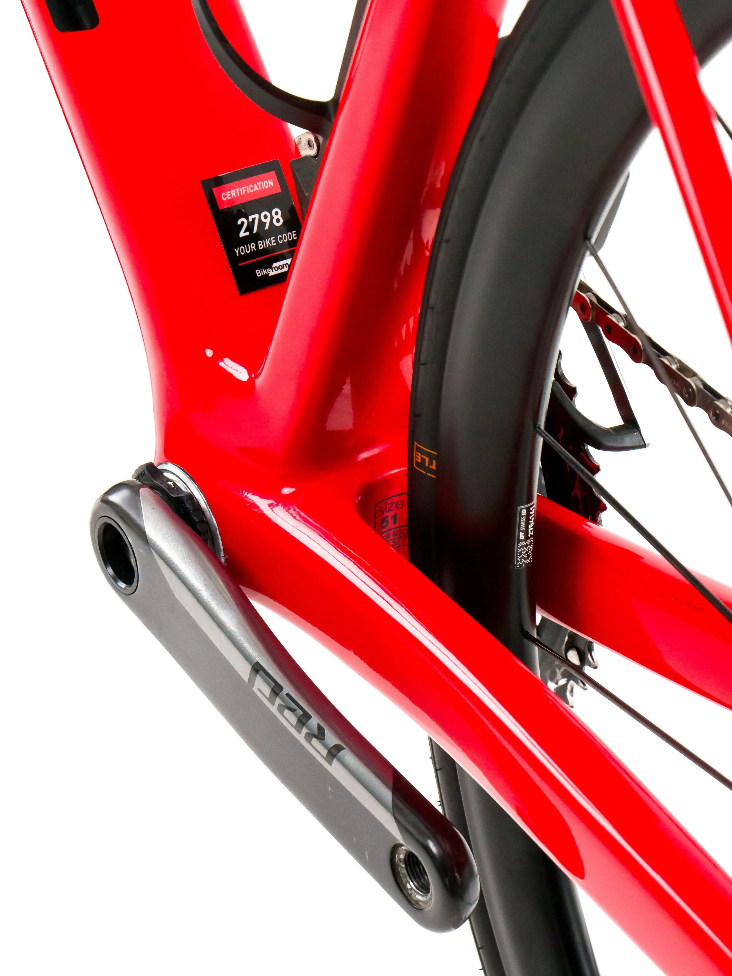 BMC Teammachine SLR01  2023 Team Tudor Pro Cycling R. Holzer size 51 Sram Red eTap AXS 2x12sp