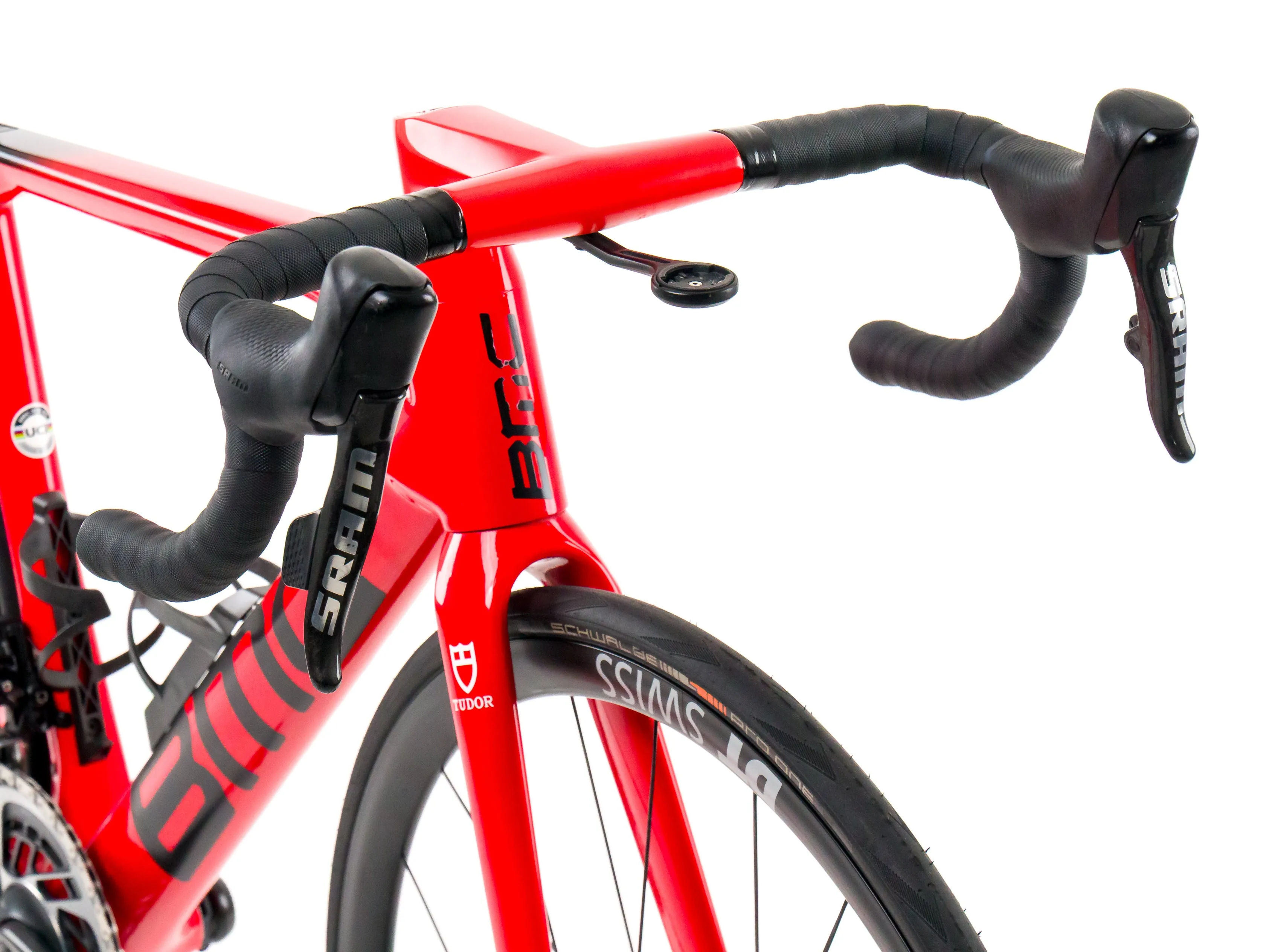 BMC Teammachine SLR01  2023 Team Tudor Pro Cycling R. Holzer size 51 Sram Red eTap AXS 2x12sp