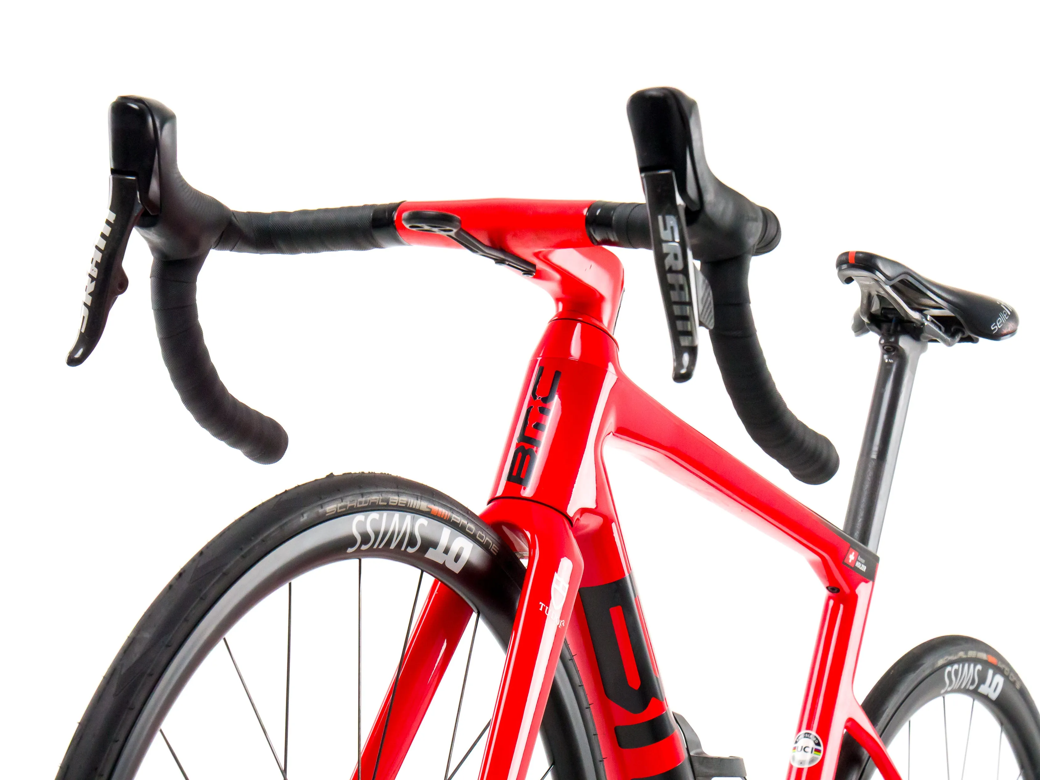 BMC Teammachine SLR01  2023 Team Tudor Pro Cycling R. Holzer size 51 Sram Red eTap AXS 2x12sp