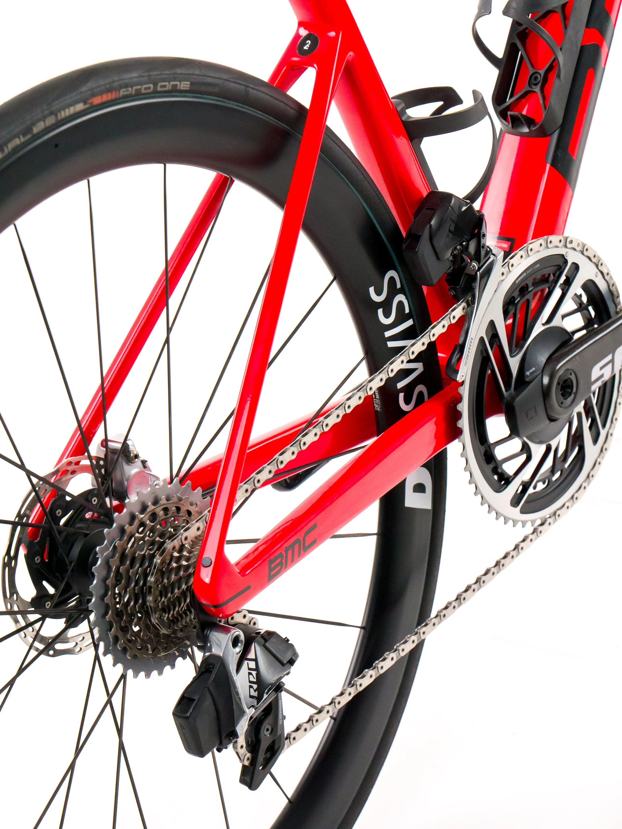 BMC Teammachine SLR01  2023 Team Tudor Pro Cycling R. Holzer size 51 Sram Red eTap AXS 2x12sp