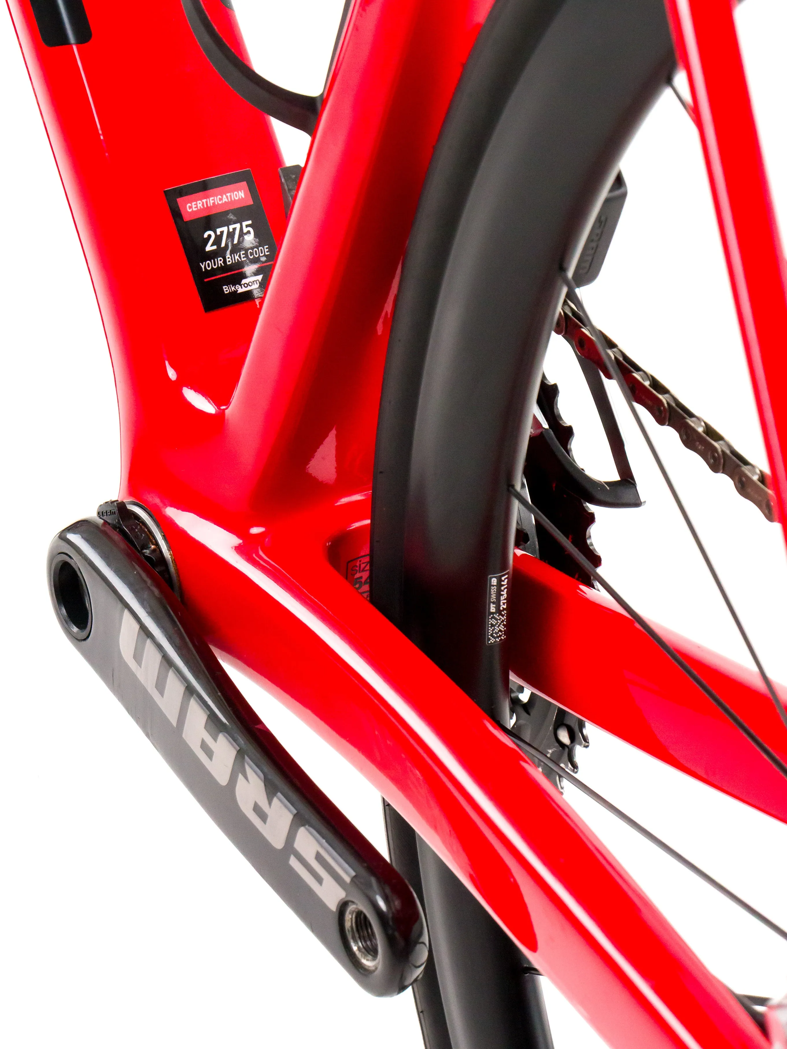 BMC Teammachine SLR01  2023 Team Tudor Pro Cycling R. Pluimers size 54 Sram Red eTap AXS 2x12sp