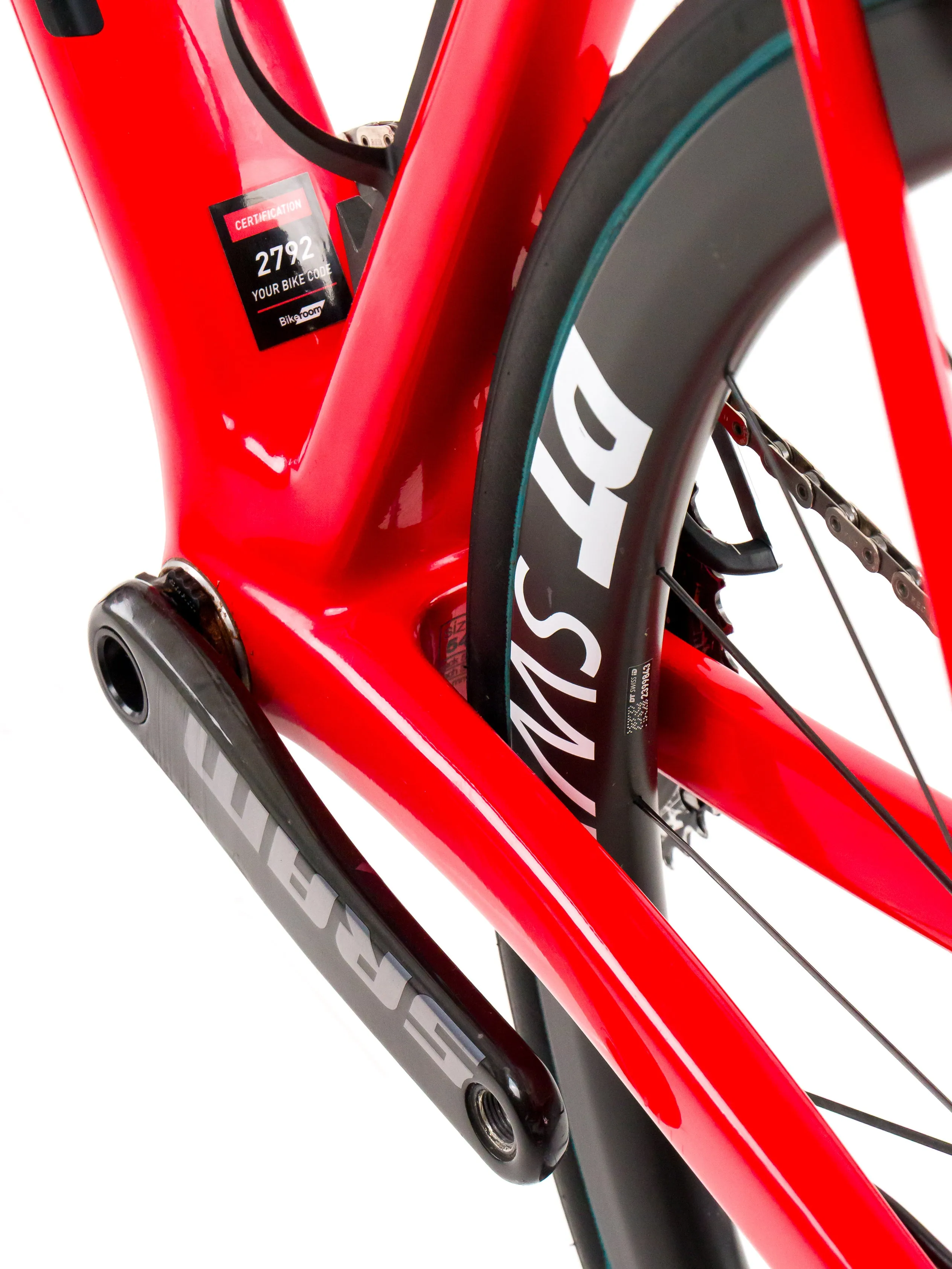 BMC Teammachine SLR01  2023 Team Tudor Pro Cycling S. Pellaud size 54 Sram Red eTap AXS 2x12sp