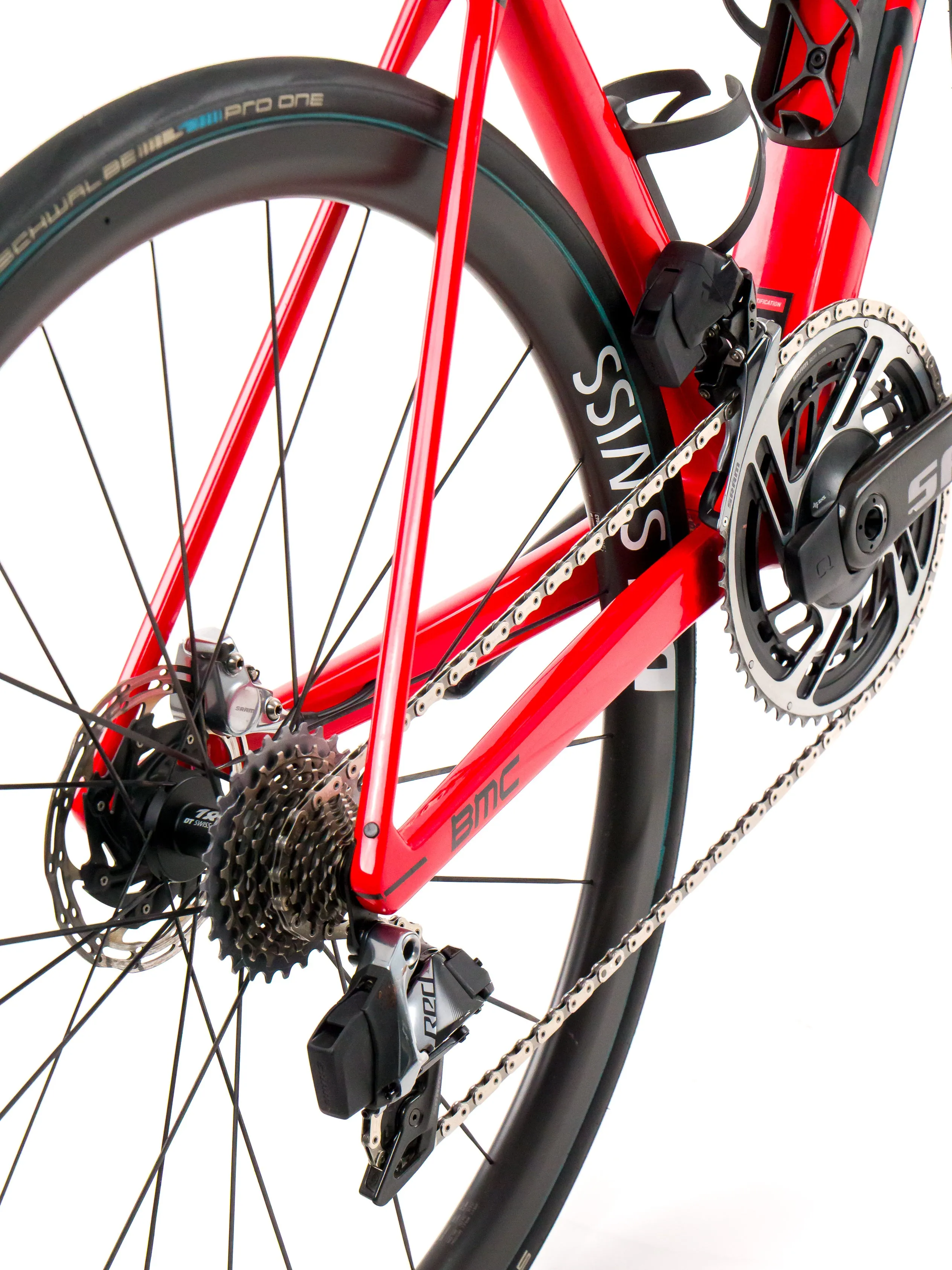 BMC Teammachine SLR01  2023 Team Tudor Pro Cycling S. Pellaud size 54 Sram Red eTap AXS 2x12sp