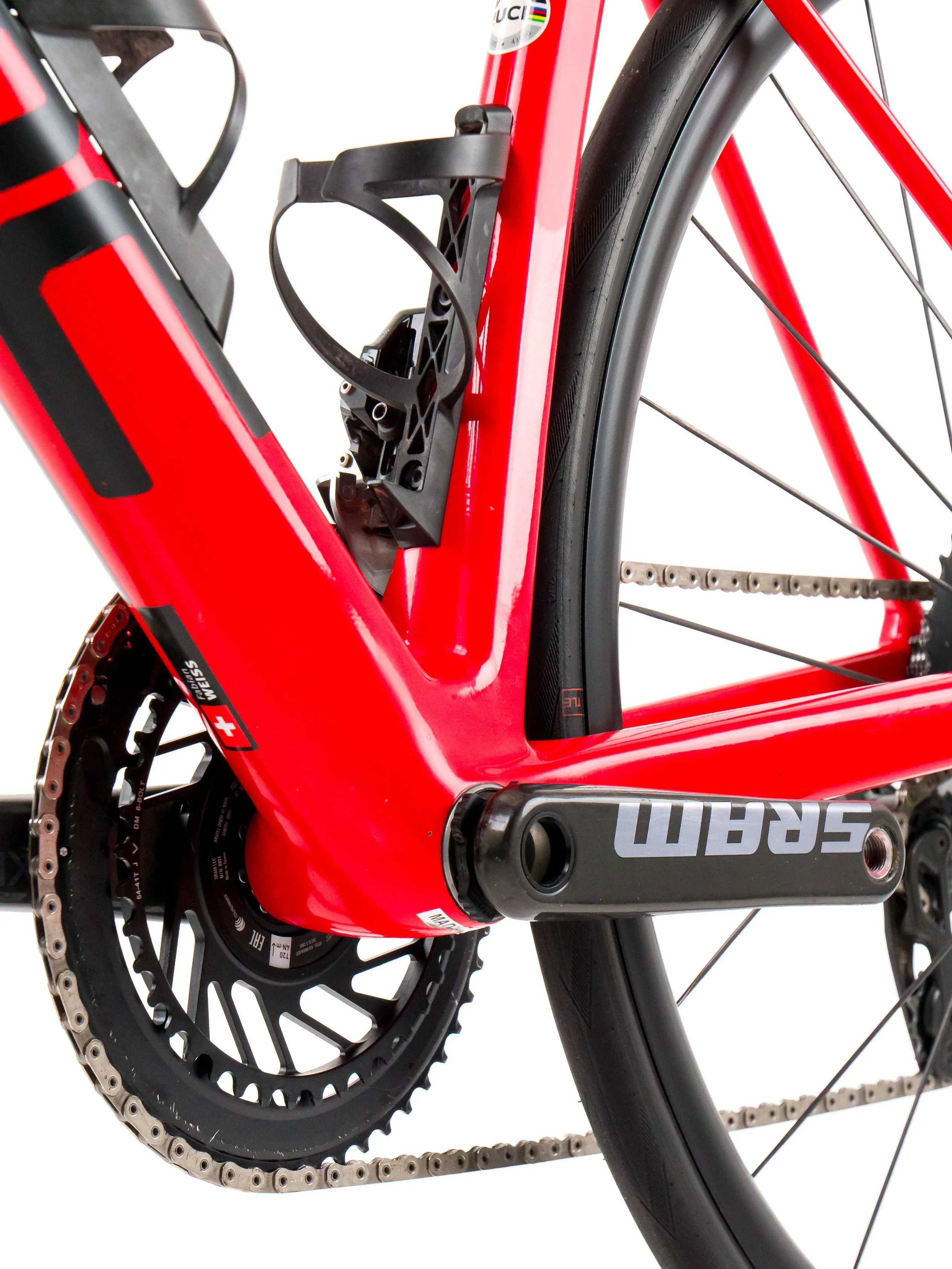 BMC Teammachine SLR01  2023 Team Tudor Pro Cycling S. Weiss size 54 Sram Red eTap AXS 2x12sp
