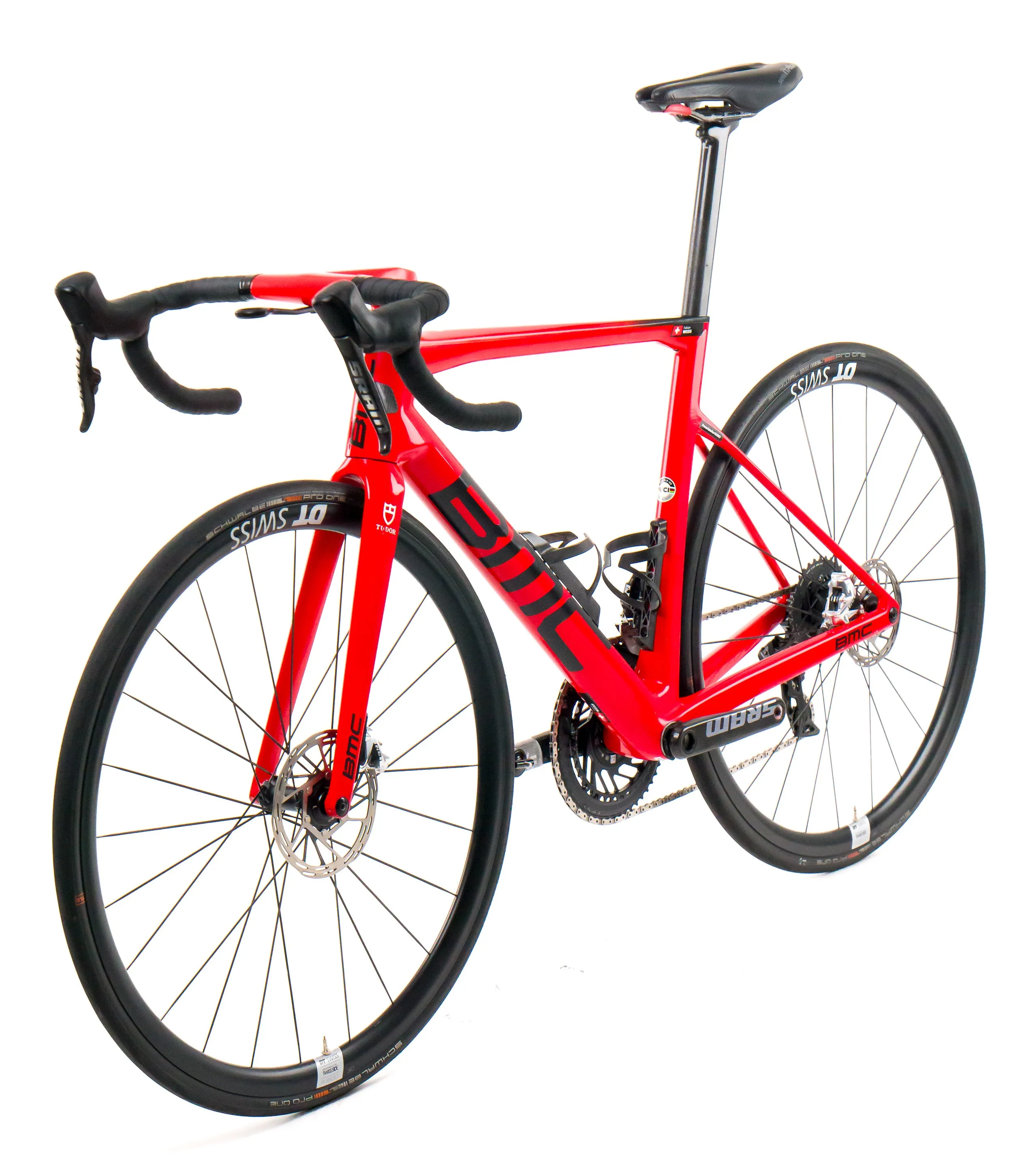 BMC Teammachine SLR01  2023 Team Tudor Pro Cycling S. Weiss size 54 Sram Red eTap AXS 2x12sp