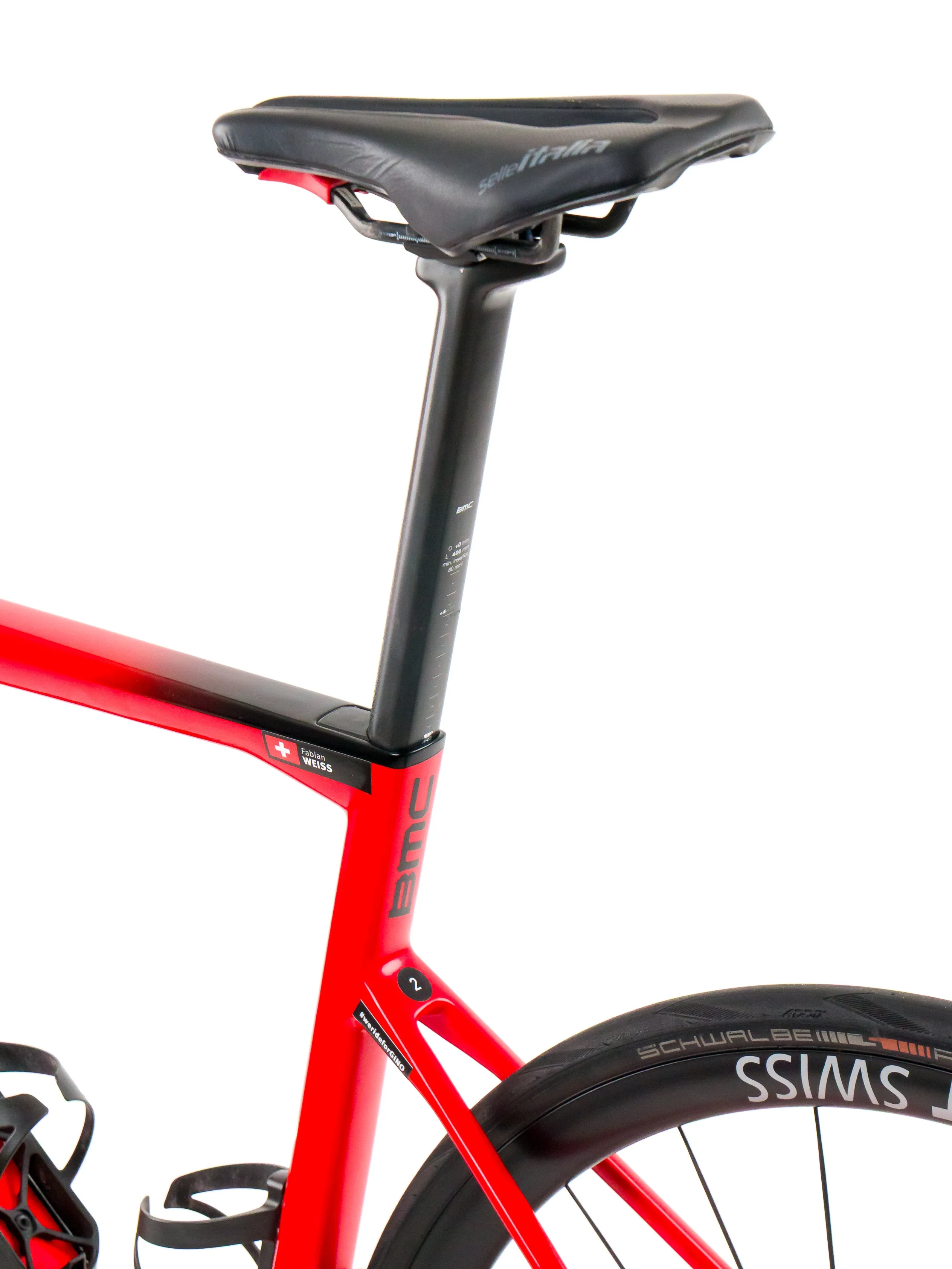 BMC Teammachine SLR01  2023 Team Tudor Pro Cycling S. Weiss size 54 Sram Red eTap AXS 2x12sp