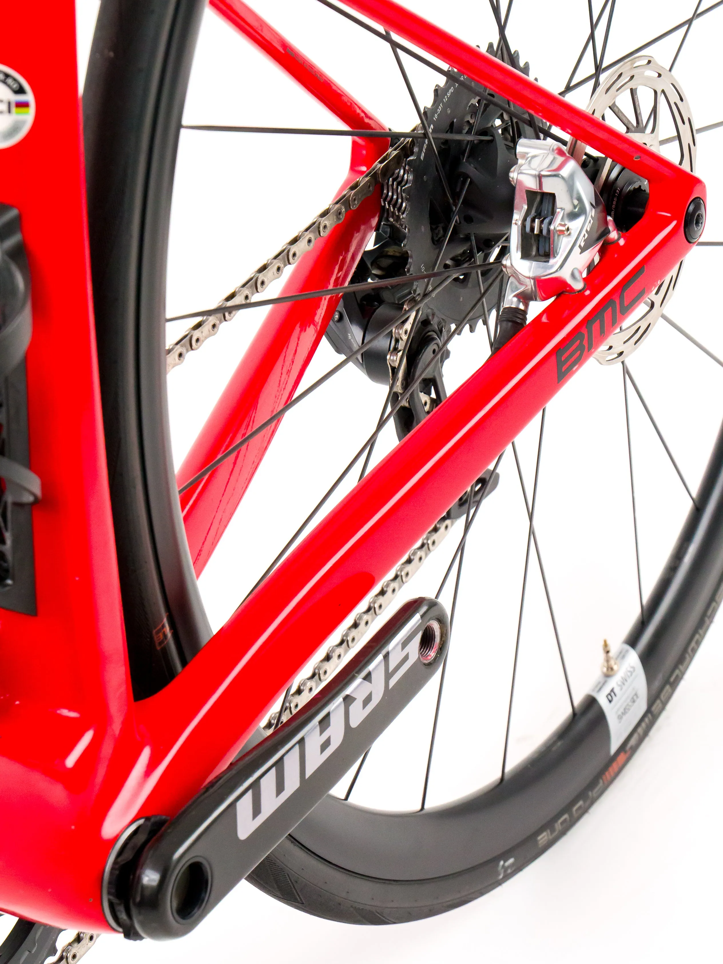 BMC Teammachine SLR01  2023 Team Tudor Pro Cycling S. Weiss size 54 Sram Red eTap AXS 2x12sp