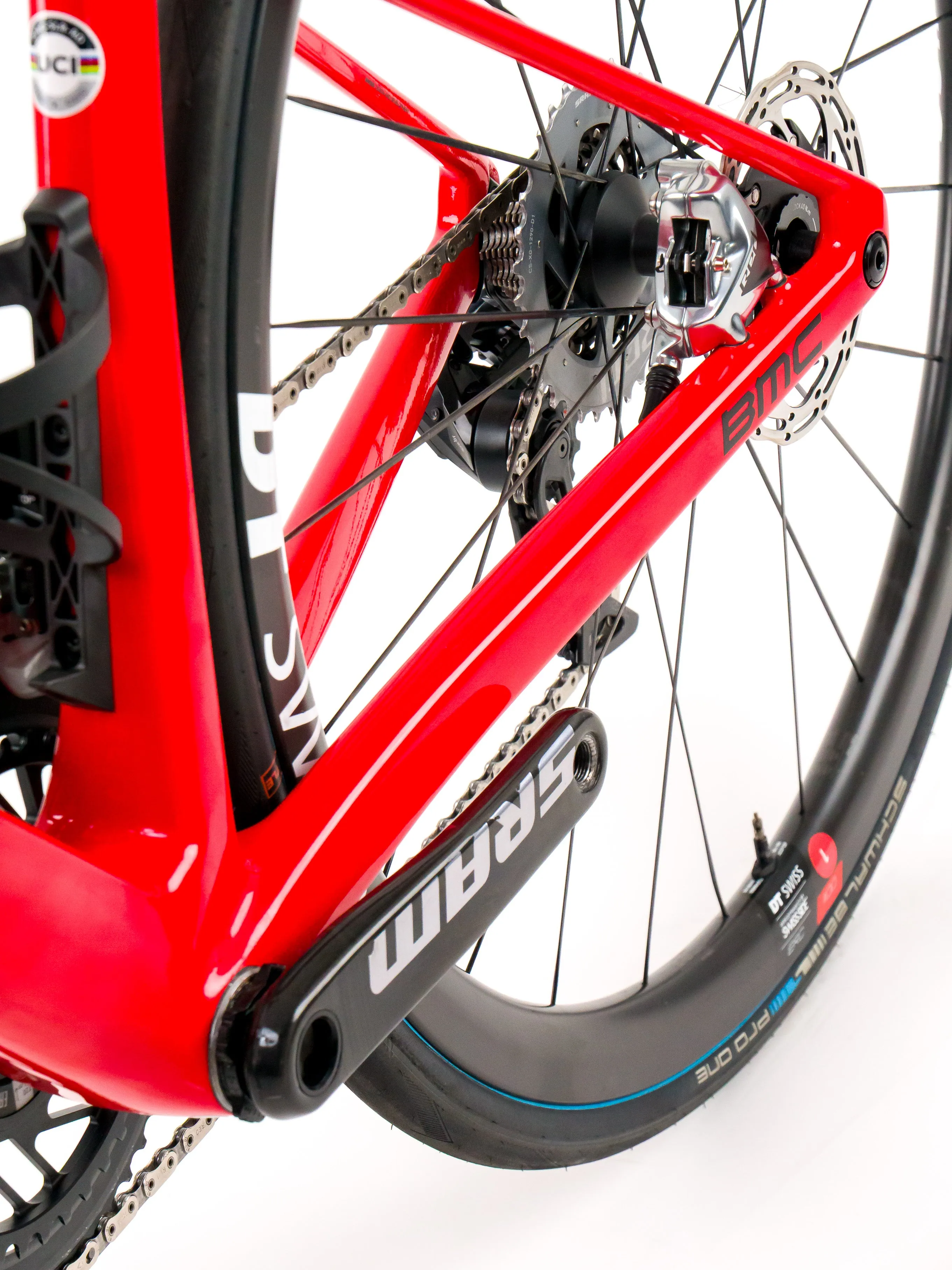 BMC Teammachine SLR01  2023 Team Tudor Pro Cycling  size 51 Sram Red eTap AXS 2x12sp