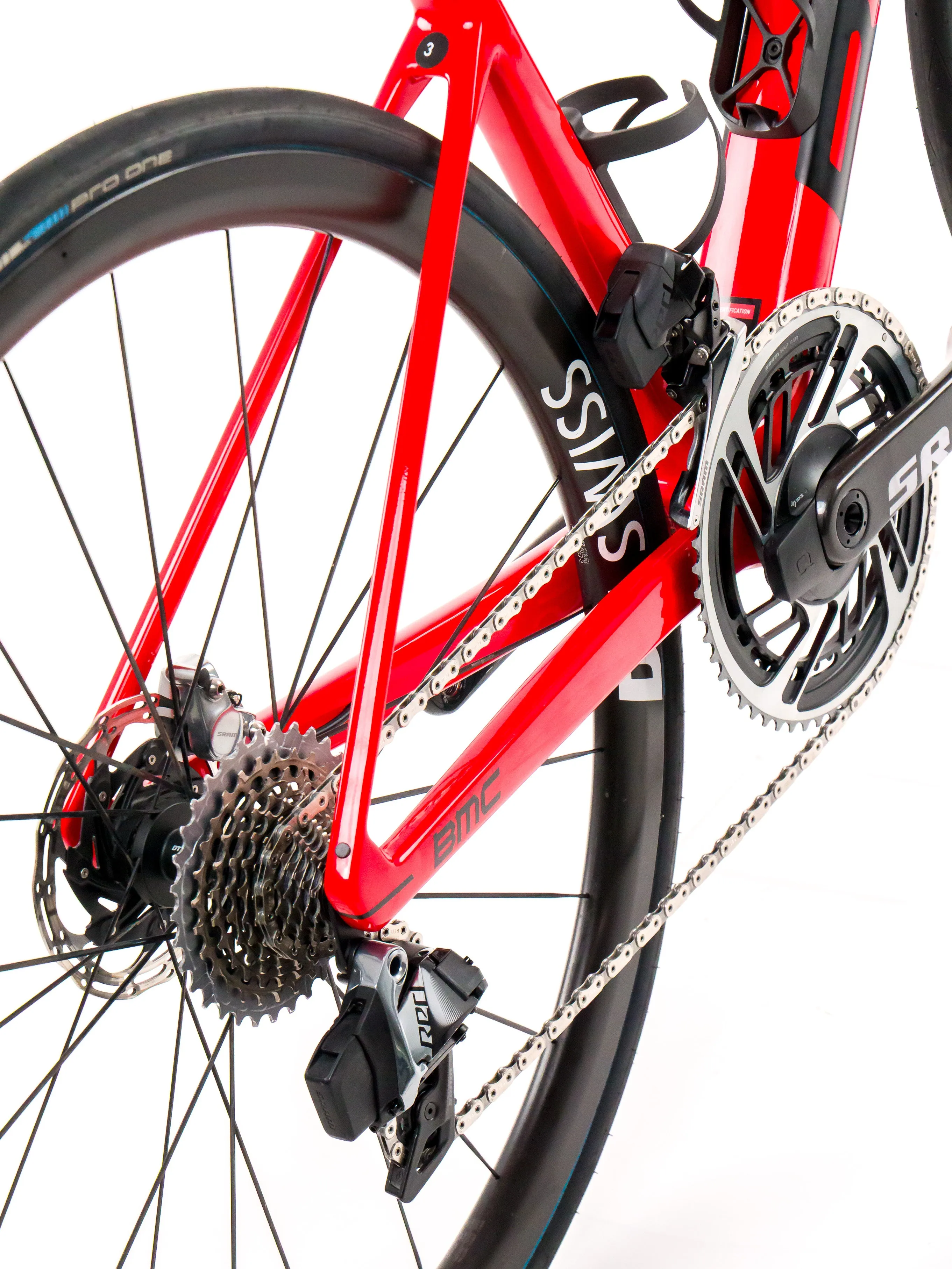 BMC Teammachine SLR01  2023 Team Tudor Pro Cycling  size 51 Sram Red eTap AXS 2x12sp