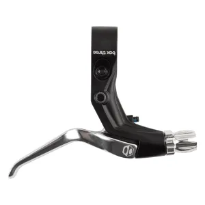 Box Three Brake Lever Silver Single Long
