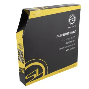 Brake Cables Road 1700mm 1.6mm Galv Silver 100/bx