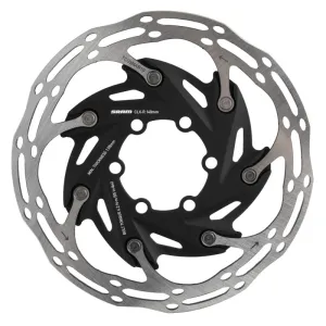 CenterLine XR Disc Brake Rotor - 140mm 6-Bolt Silver/Black