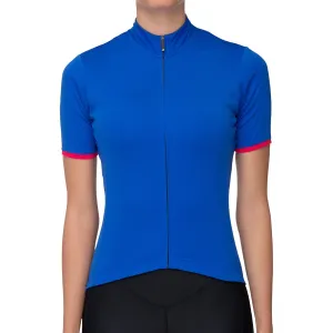 Criterium Pro Women's Short Sleeve Road Bike Jersey - Blue
