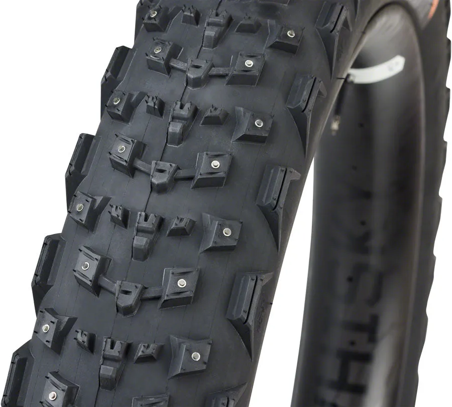 Dillinger 4 Tire - 27.5 x 4.0 Tubeless Folding BLK 60 TPI 168 Carbide Steel Studs