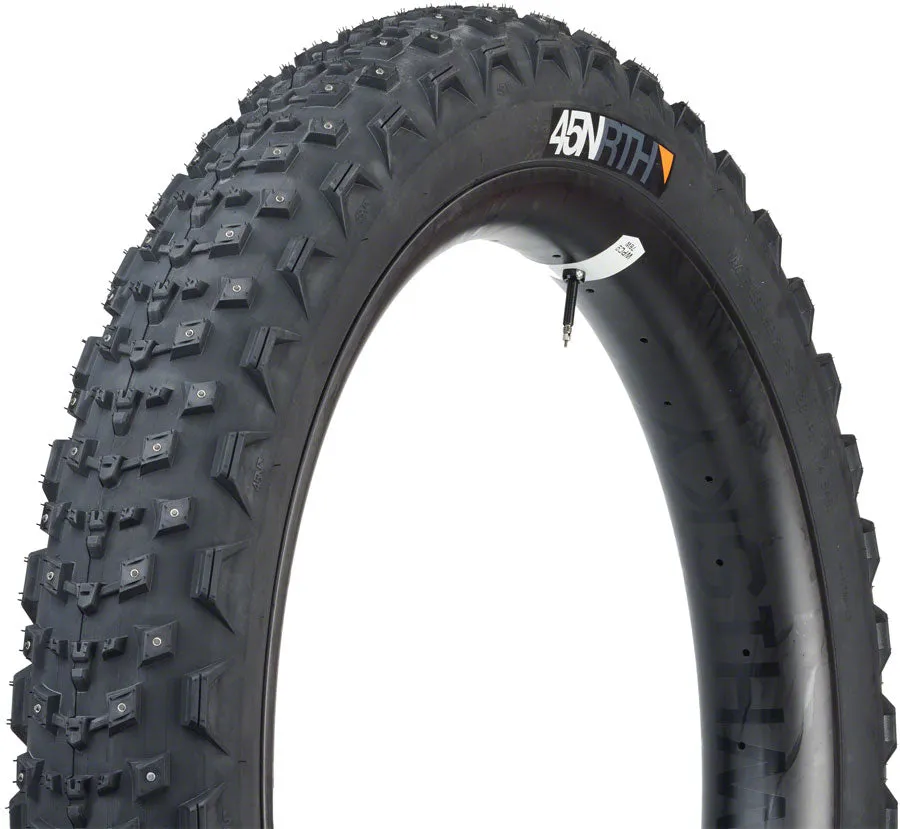 Dillinger 4 Tire - 27.5 x 4.0 Tubeless Folding BLK 60 TPI 168 Carbide Steel Studs