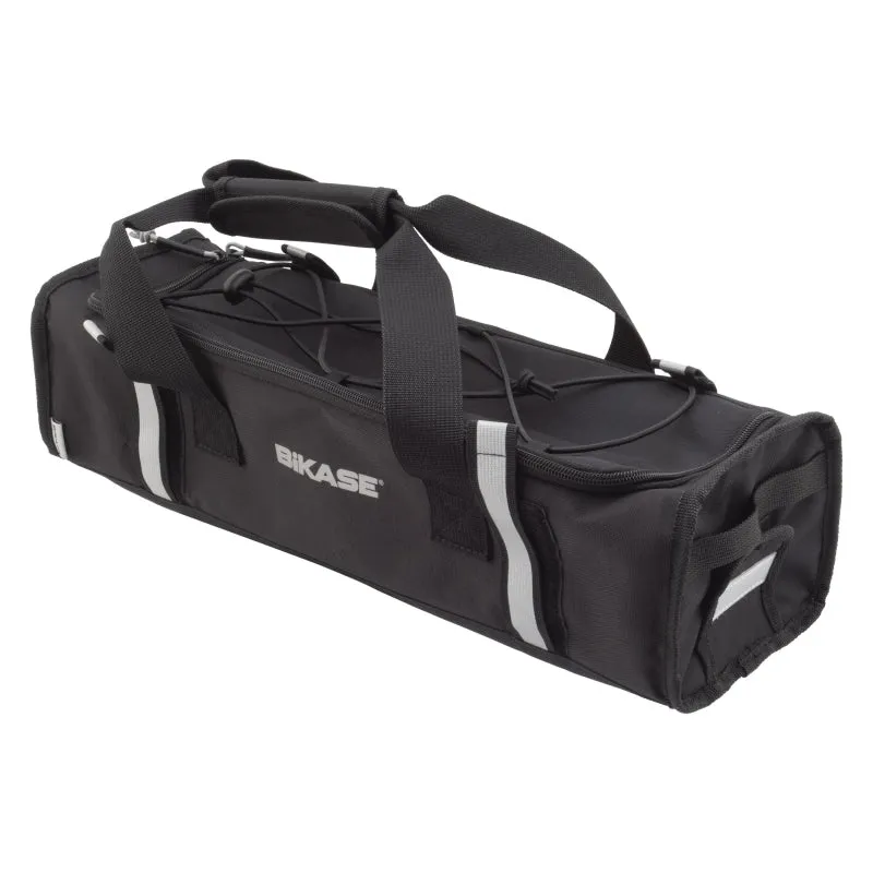 E-Bike Battery Rack Bag Velcro Straps 5x5x17` 425 c.i. Black