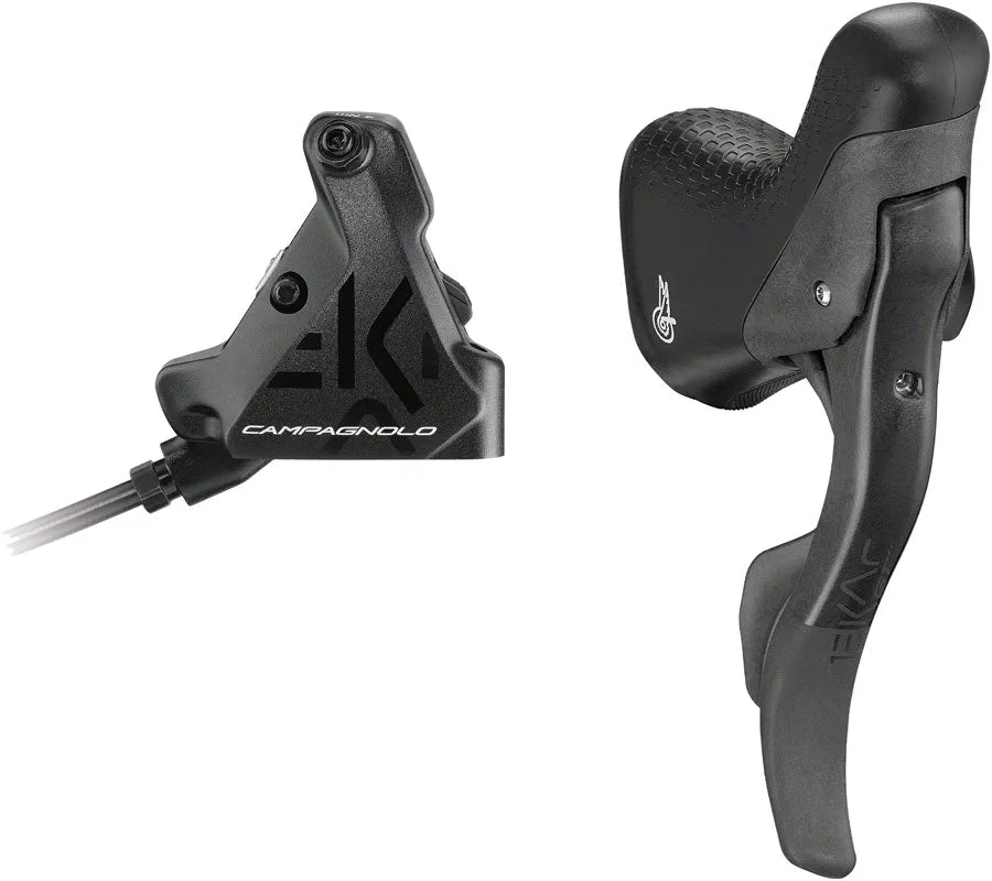 EKAR GT Ergopower Shift/Brake Lever Disc Brake Caliper - Right/Rear 13-Speed 140mm Flat Mount Hydraulic Caliper BLK