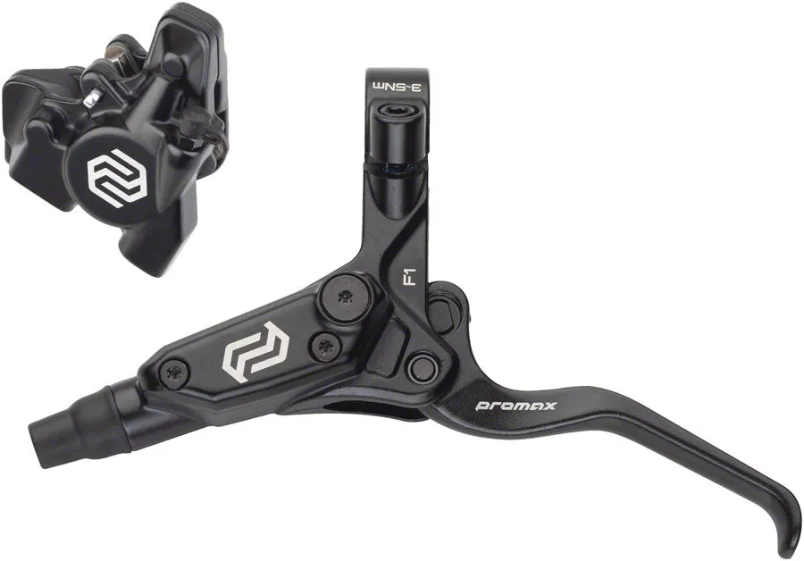 F1 / DSK-927 Disc Brake and Lever - Front Hydraulic Flat Mount Black