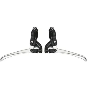 FL750 Road Flat Bar Levers Black/Silver