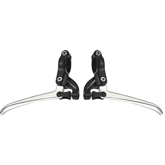 FL750 Road Flat Bar Levers Black/Silver