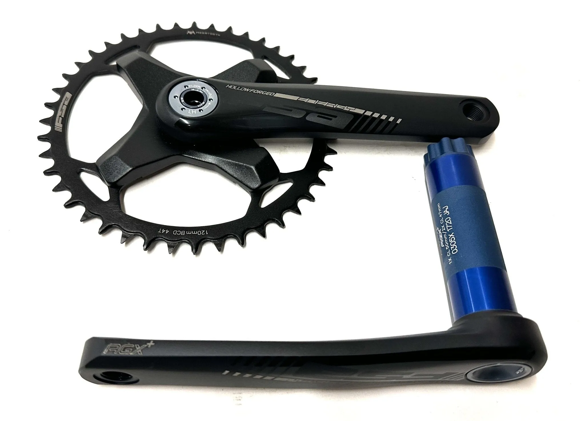 FSA Energy AGX  1X Modular 386EVO Gravel Crankset 172.5mm 11-Speed 44t New