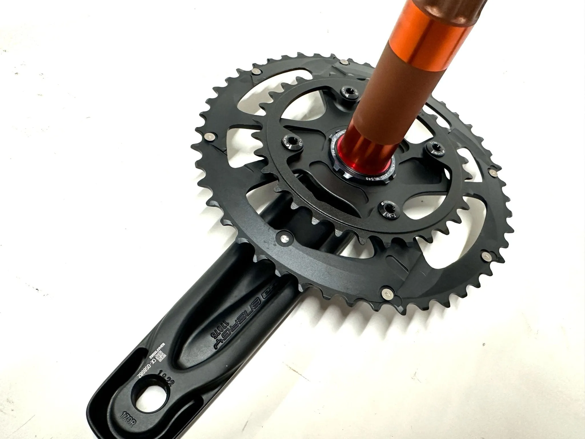 FSA Energy Modular BB386EVO Road Gravel Crankset 170mm 9/10/11/12  48/32t  New