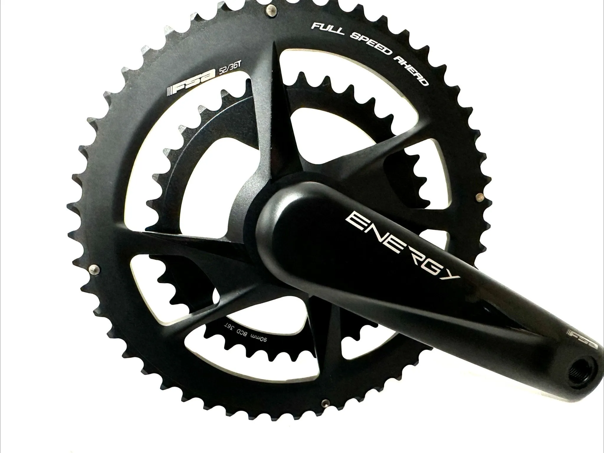FSA Energy Modular BB386EVO Road Gravel Crankset 172.5mm 9/10/11/12  52/36t  New