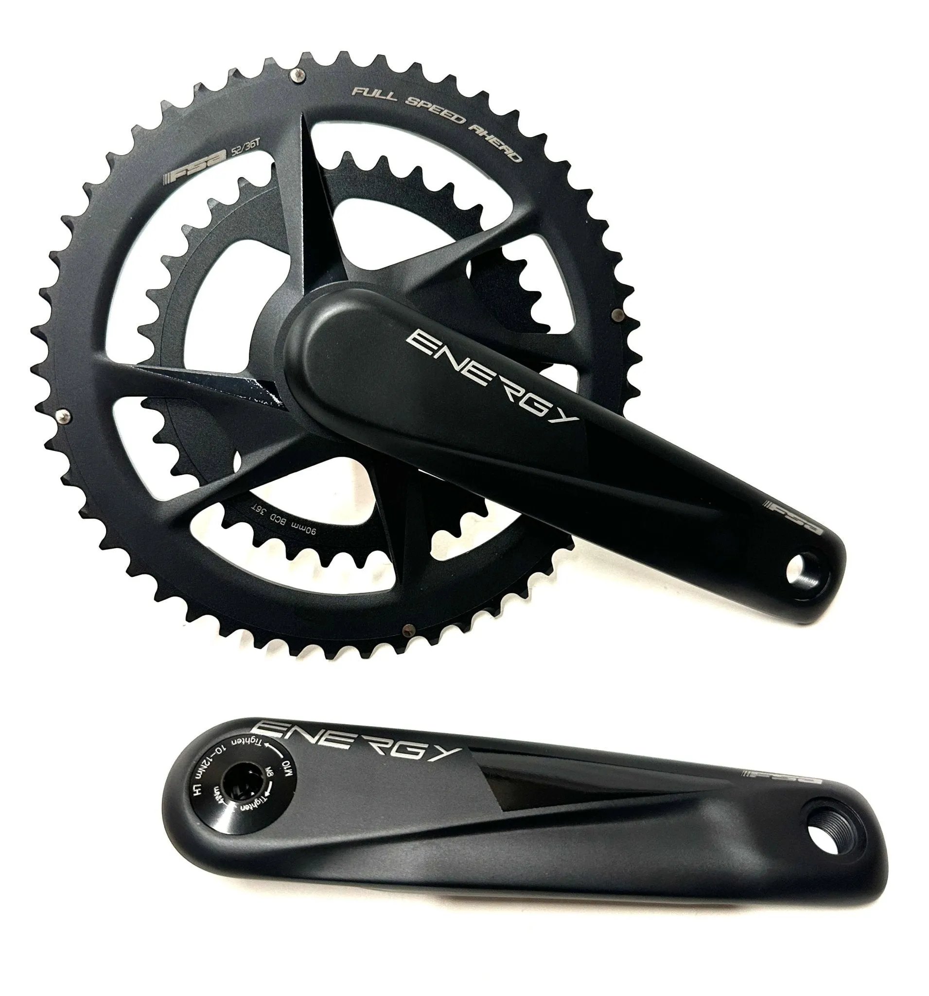 FSA Energy Modular BB386EVO Road Gravel Crankset 175mm 9/10/11/12  52/36t  New