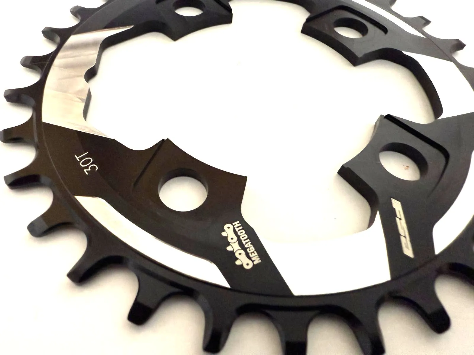 FSA K-FORCE ABS MEGATOOTH MTB Chainring 30T BCD76 4-Bolt 10-11 Speed WB333 Black