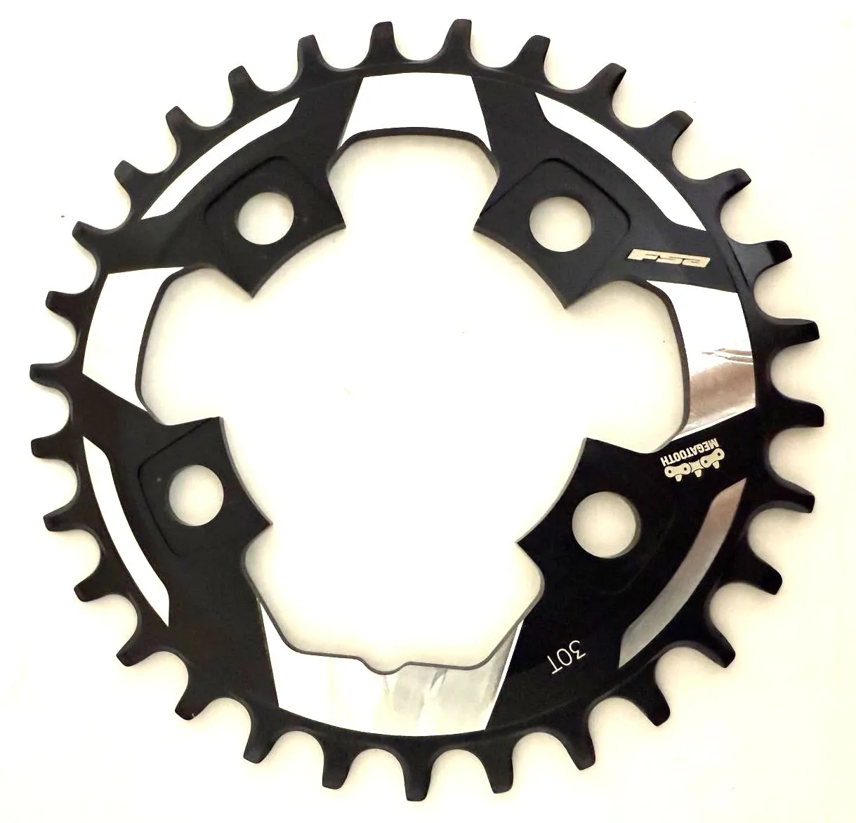 FSA K-FORCE ABS MEGATOOTH MTB Chainring 30T BCD76 4-Bolt 10-11 Speed WB333 Black