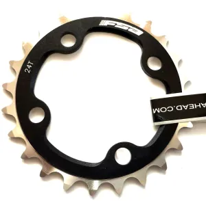 FSA K-Force MTB ABS BCD68 24tooth Steel 4 Bolt Bike Chainring WC077 10/11spd NEW