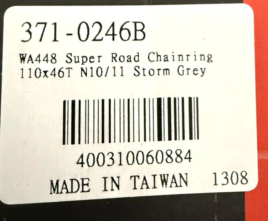 FSA SL-K Super Road Chainring BCD110 46 tooth Alloy Silver N10/11 WA448 New