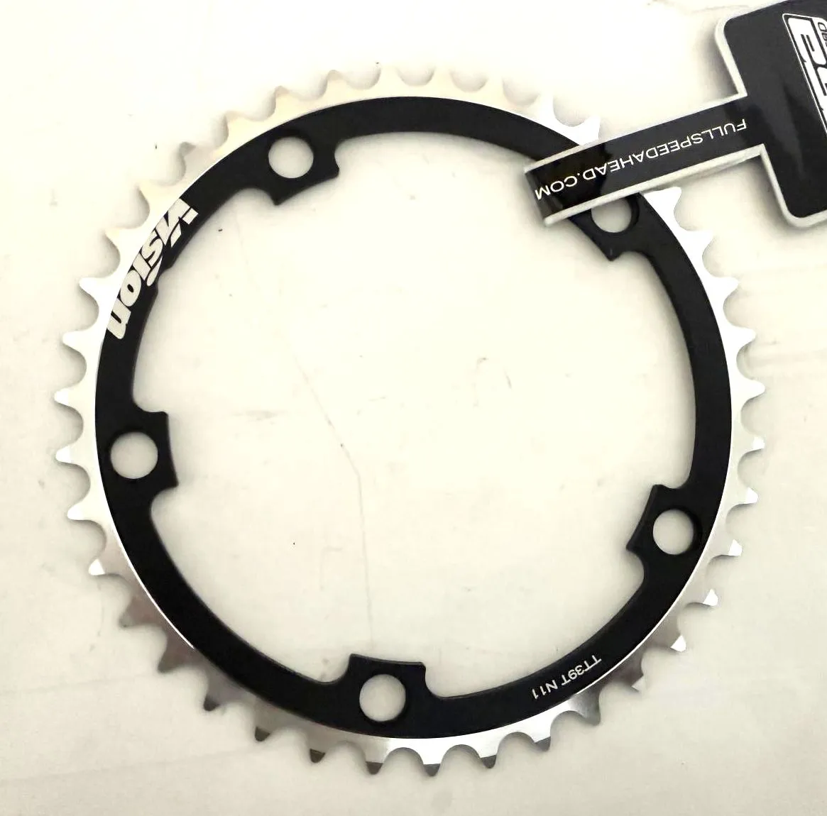 FSA Vision Metron Aero TT Bike Chainring 130 BCD 5 -Bolt  39T 10-11 Speed  WB326