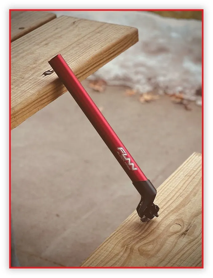 FUNN BlockPass Adjustable SetBack  MTB Road Bike Seatpost 31.6mm X 400mm Red NEW