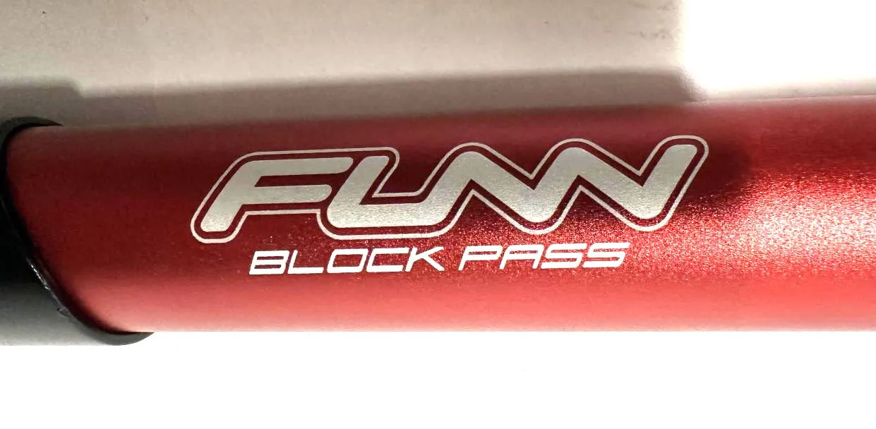 FUNN BlockPass Adjustable SetBack  MTB Road Bike Seatpost 31.6mm X 400mm Red NEW