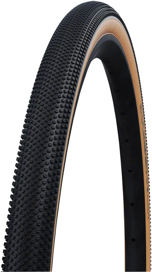 G-One Allround Tire - 700 x 35 Tubeless Folding BLK/Tan Performance Addix RaceGuard
