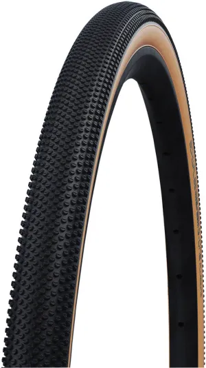 G-One Allround Tire - 700 x 35 Tubeless Folding BLK/Tan Performance Addix RaceGuard