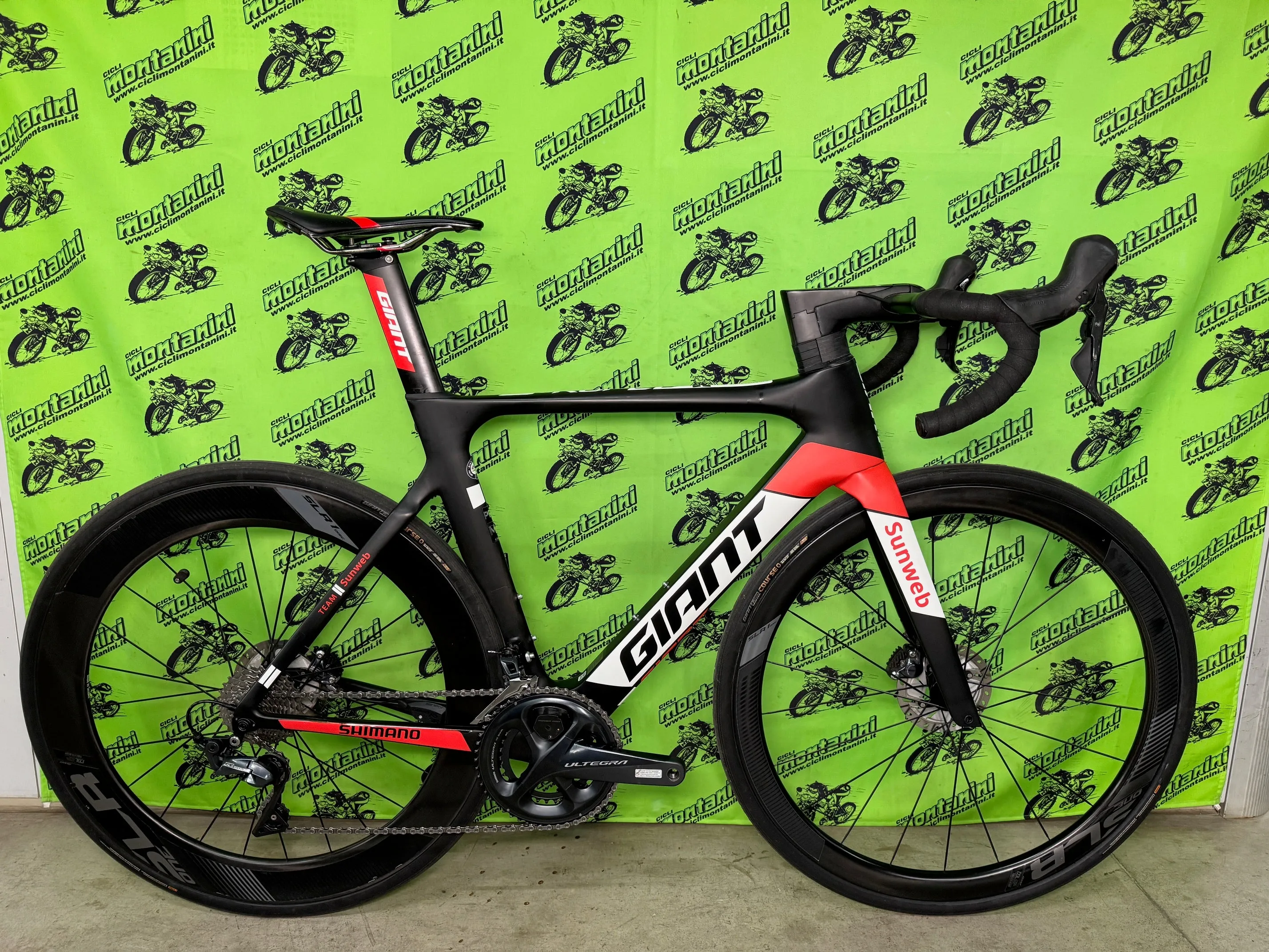Giant Propel Advanced Pro Disc 2019 - Shimano Ultegra 2x11sp - Giant SLR-1 Aero 42/65mm