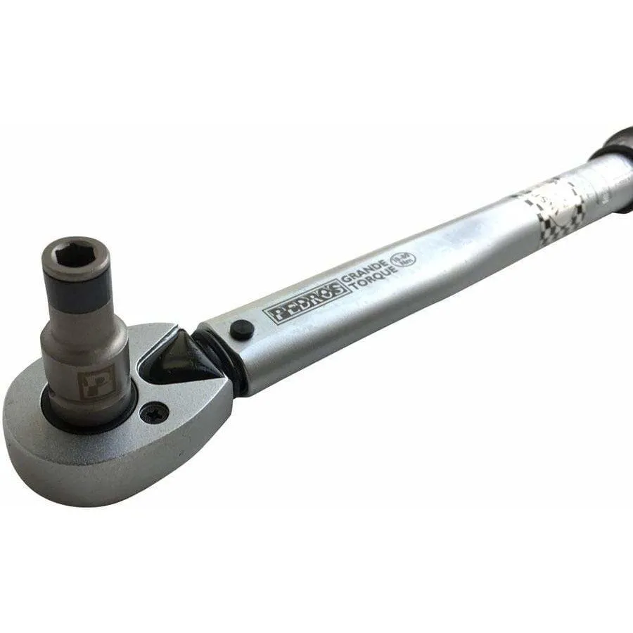 Grande Torque Bike Wrench 3/8" Ratcheting Reversible Click-Type Micrometer Scale, 10-80 Nm Range
