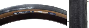 GravelKing Slick Plus Tire - 700 x 35 Tubeless Folding Black/Brown