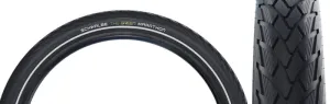 Green Marathon Tire - 26 x 2.00 Clincher Wire BLK/Reflective Performance Line GreenGuard TwinSkin Addix