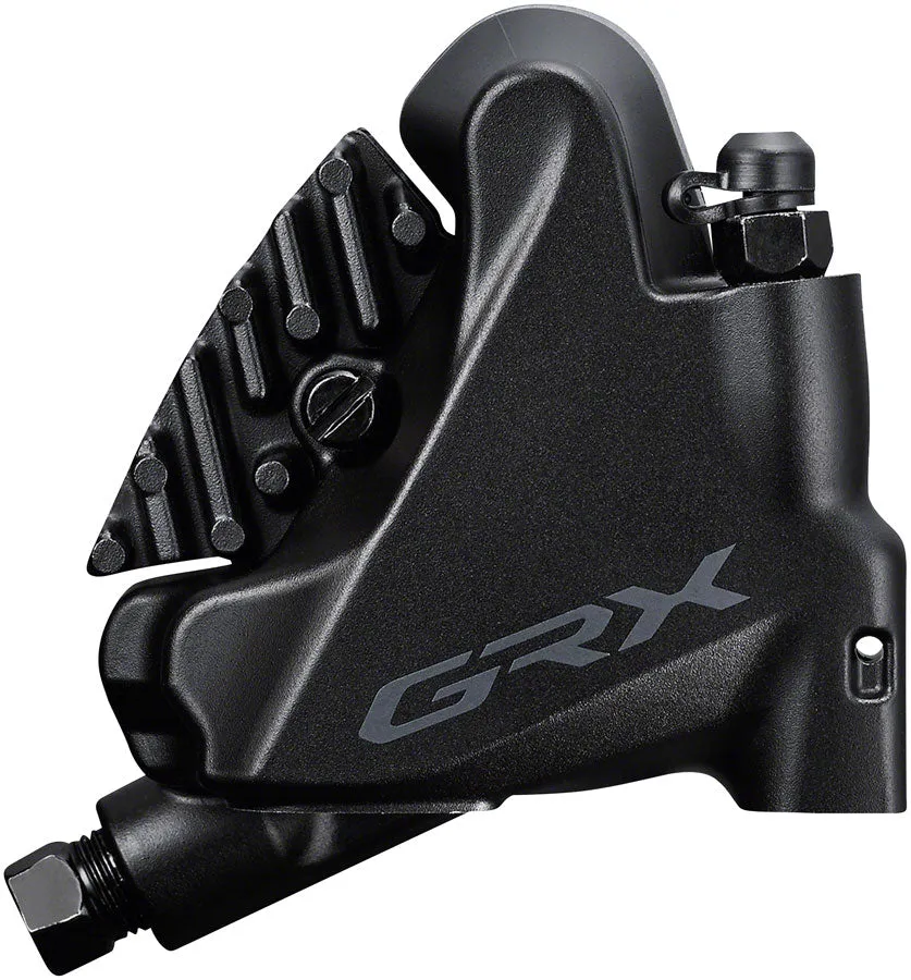 GRX ST-RX600 Shift/Brake Lever BR-RX400 Hydraulic Disc Brake Caliper - Right/Rear 11-Speed Flat Mount Caliper BLK